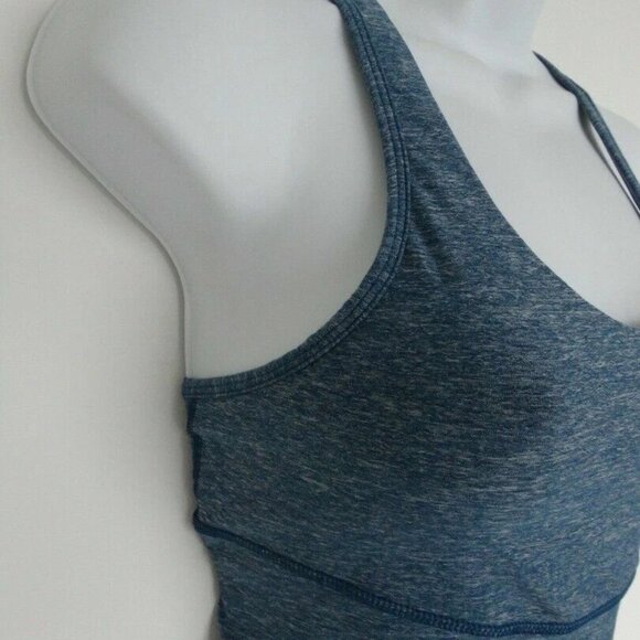 NWT LULULEMON HPDN/PSDN Blue Cottony Crossback Tank II Top 4 - Picture 4 of 7